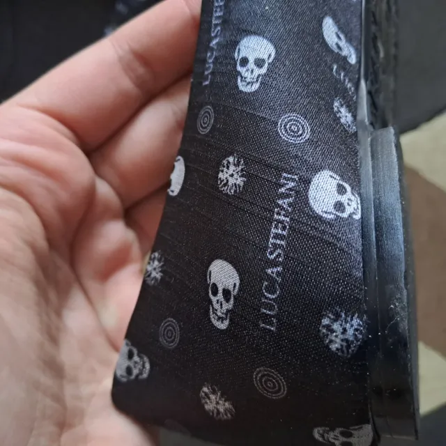 Ballerine nere con teschi - donna - 38