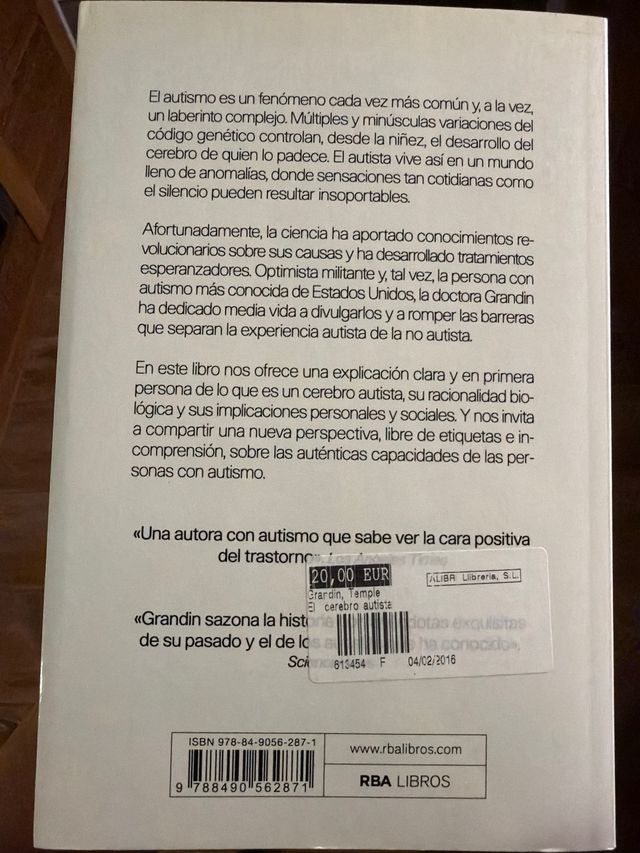 El cerebro autista el poder de una mente distinta