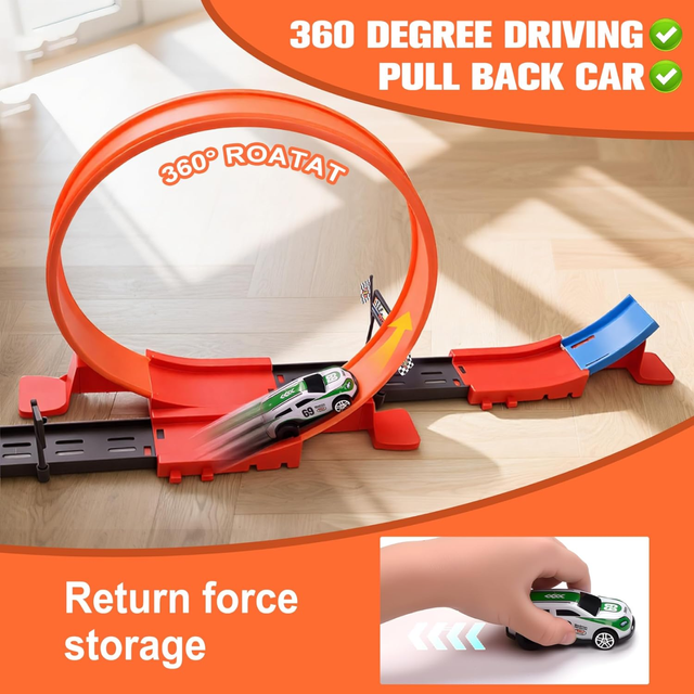 Pista de Coches con Loop y Coches