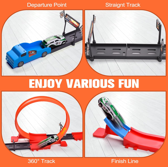 Pista de Coches con Loop y Coches