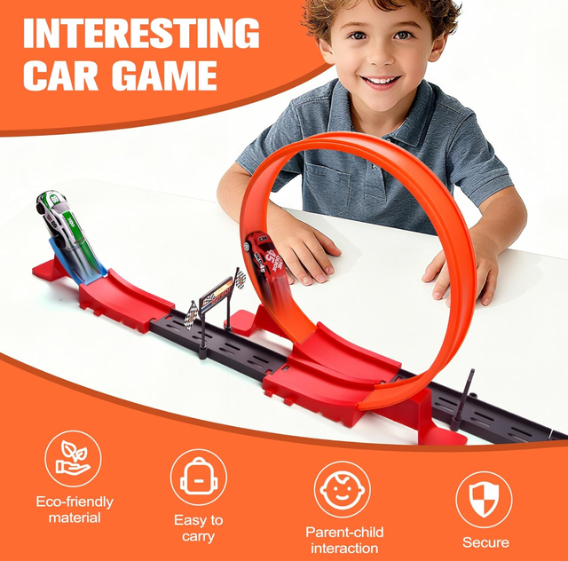 Pista de Coches con Loop y Coches