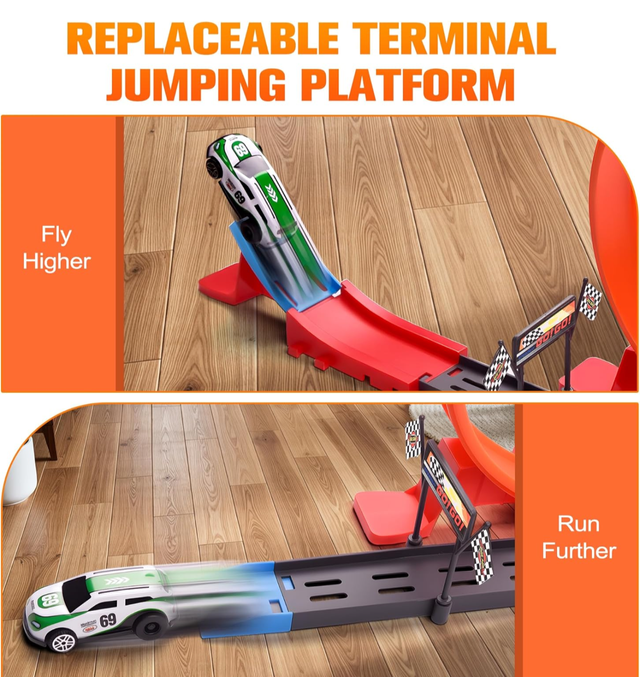 Pista de Coches con Loop y Coches