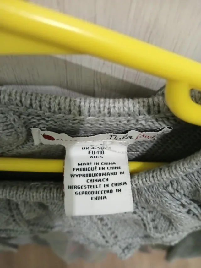 Vestido invierno niña bordado T4-5