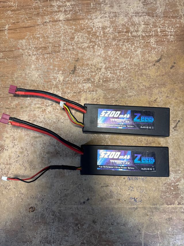 Baterías Lipo 2S 5200mAh 50C Zee