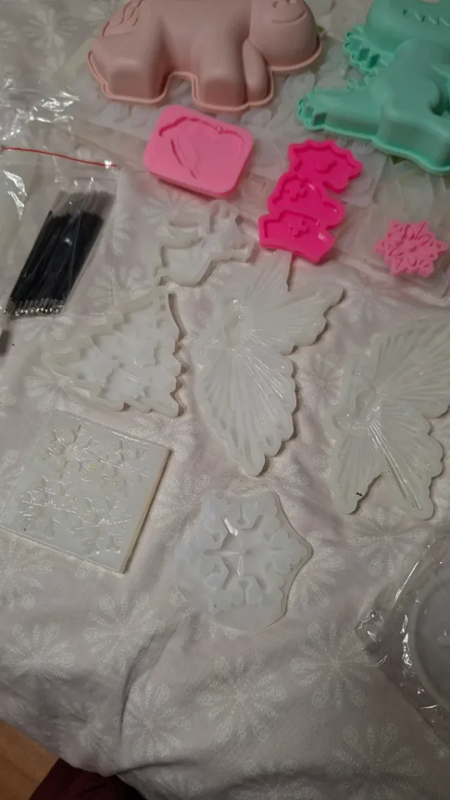 Kit Resina Epoxi: Moldes, Purpurina y Más