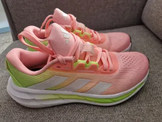 Zapatillas Adidas Mujer Rosa y Verde Talla 38