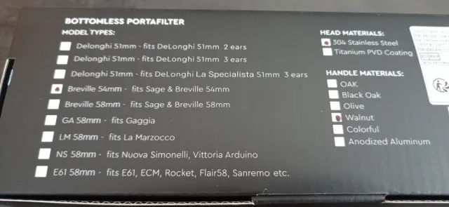 Portafiltro sin fondo Normcore