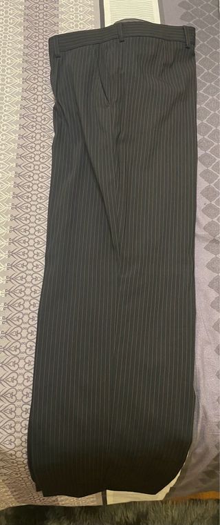 Traje Grisby Negro Rayas