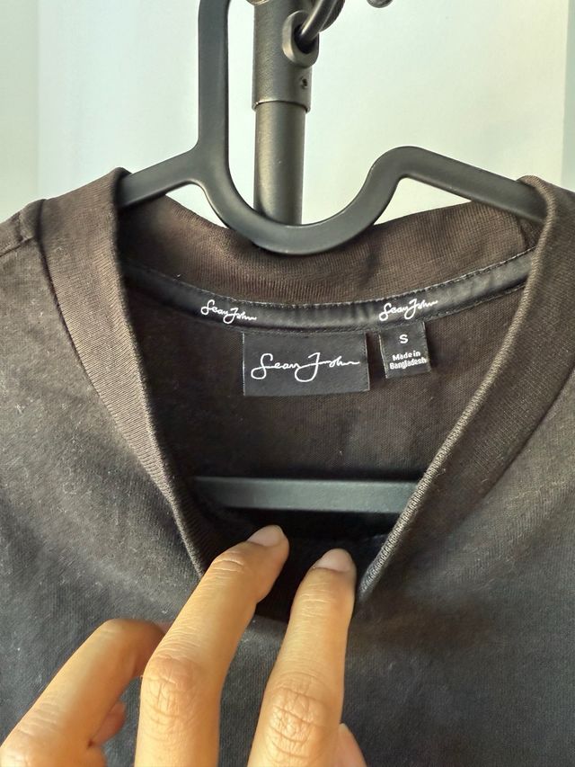 Camiseta Sean John Negra Coche Vintage