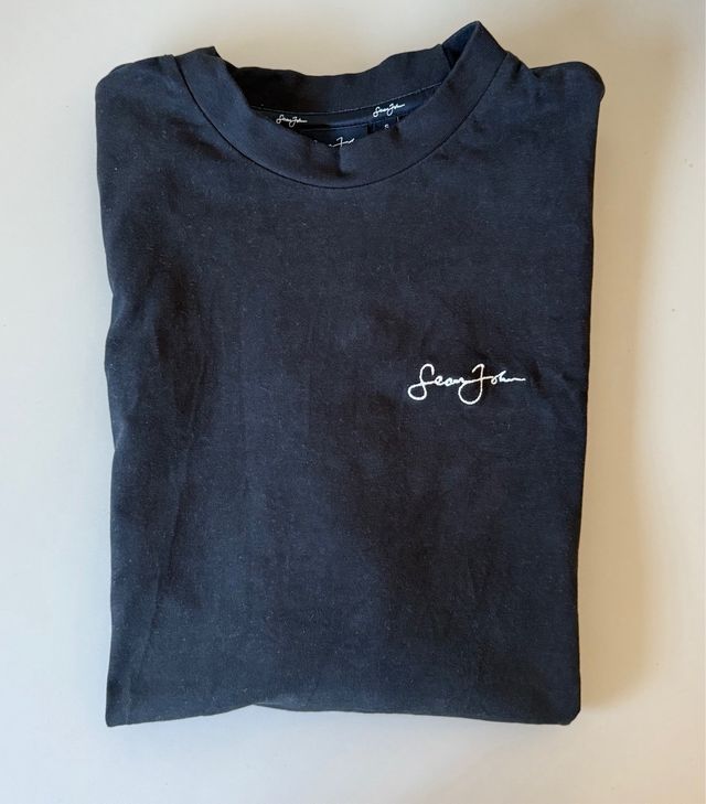 Camiseta Sean John Negra Coche Vintage