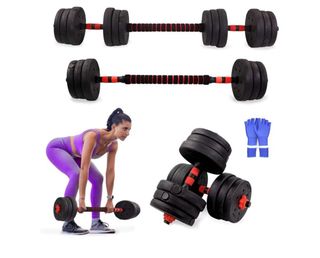 Set completo di manubri regolabili 16kg