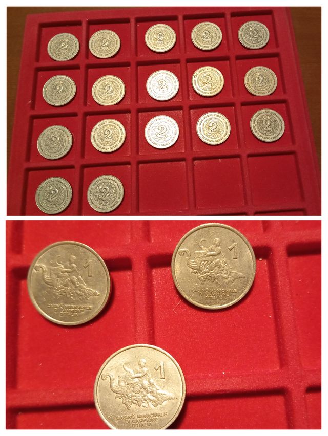 20 gettoni Casinò . De La Valle 17 . Campione 3 .