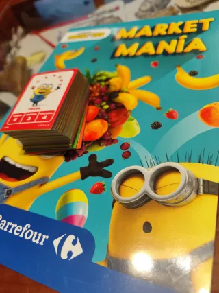 Álbum Minions Market Manía Carrefour Completo