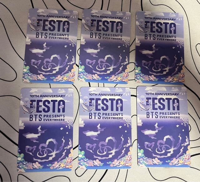 Photocards BTS FESTA (No originales)