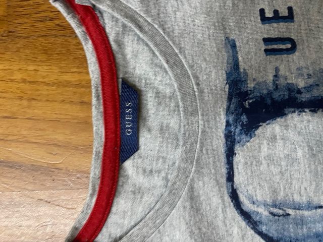 Guess T-shirt manica lunga grigia bambino