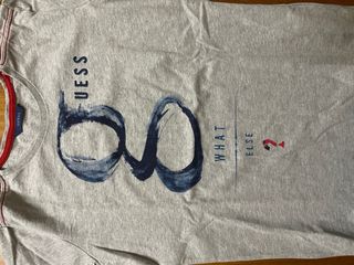 Guess T-shirt manica lunga grigia bambino