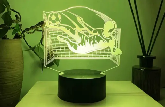 Lámpara LED 3D Fútbol Personalizable