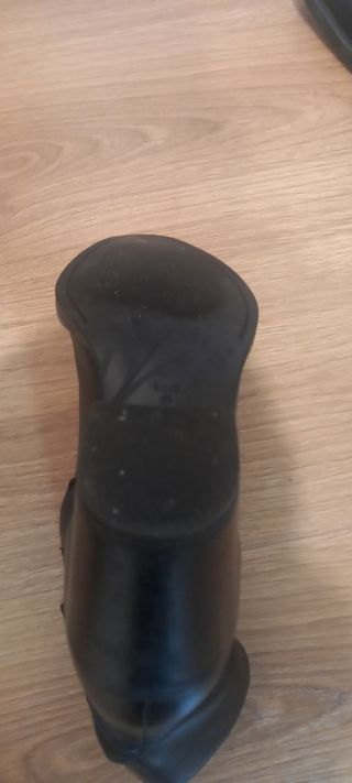 Botines negros de piel de Mango (Talla 39)