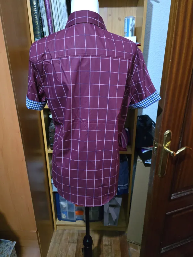 Camicia a quadri rossa