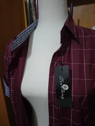 Camisa de cuadros roja