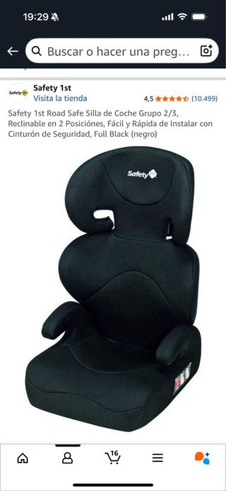 Dos sillas  coche elevador Nania EASYFIX grupo 2/3