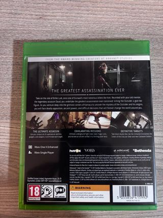 Dishonored: La Muerte del Forastero Xbox PAL UK