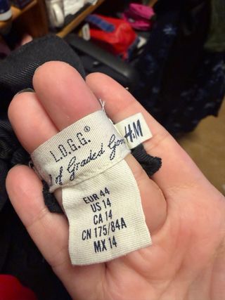 Pantalón negro H&M mujer