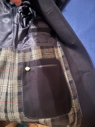 Cappotto uomo blu scuro