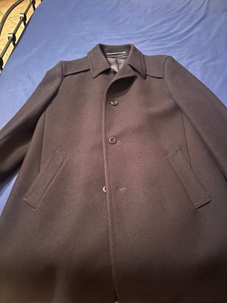 Cappotto uomo blu scuro
