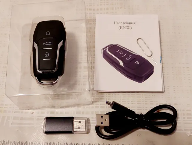 Cámara Espía / Llave Coche 1080p