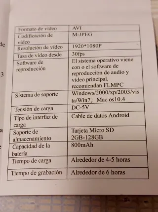 Cámara Espía / Llave Coche 1080p