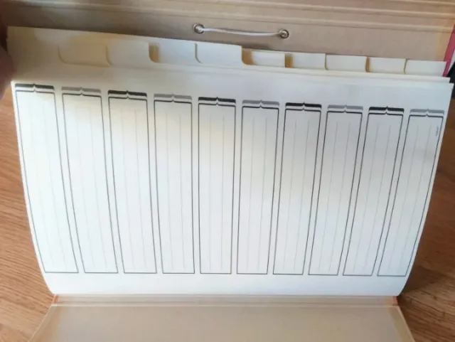 Carpeta con separadores