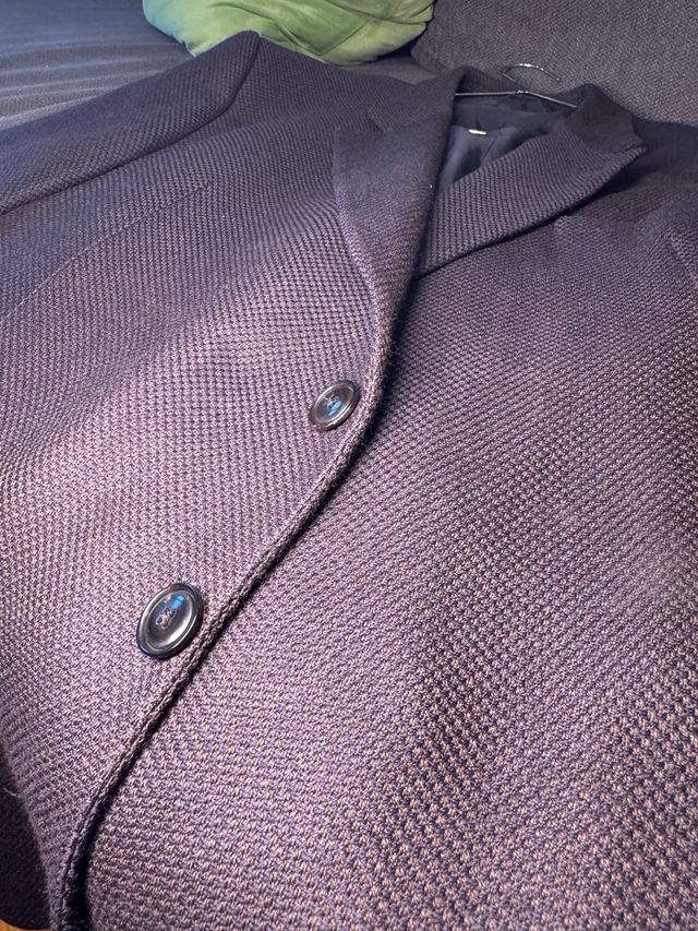 Abrigo Armani Azul Marino