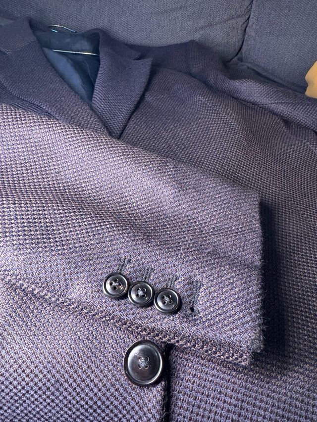 Abrigo Armani Azul Marino