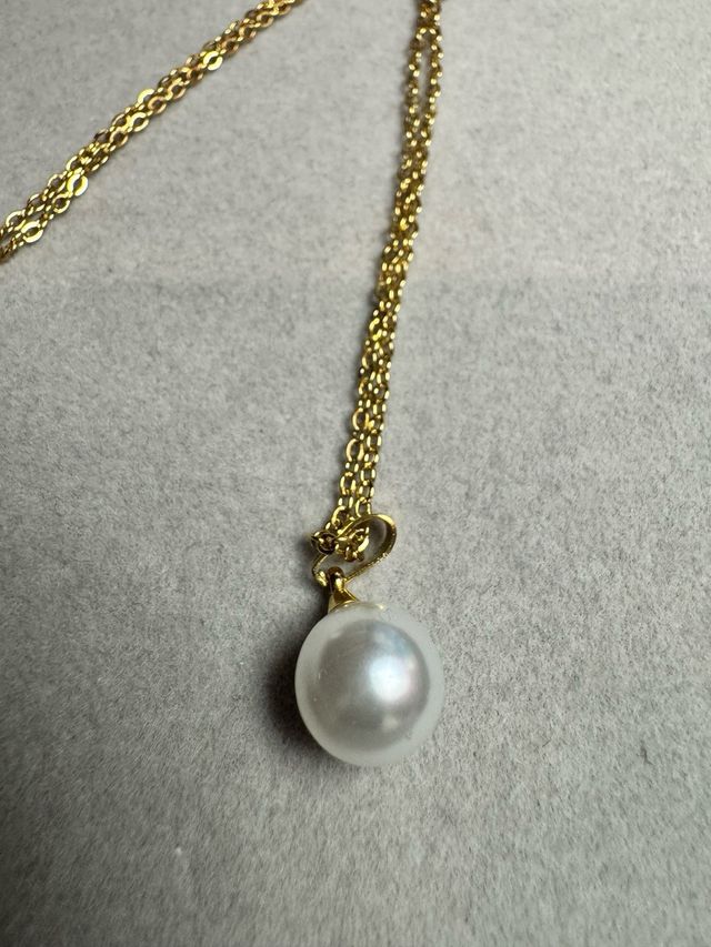 Colar Aço Inoxidável com Pérola