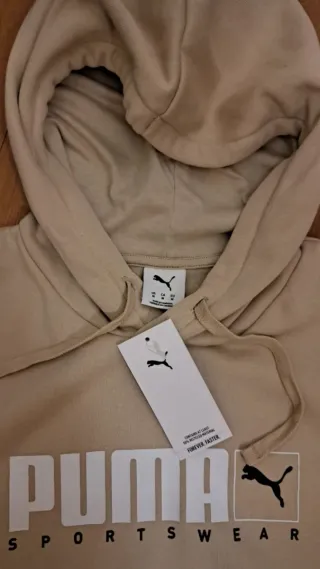 Sudadera Puma Beige