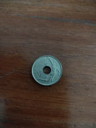 Moneda 25 Pesetas Barcelona 92