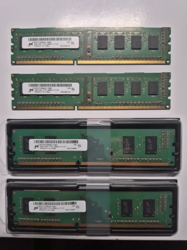 4x HP 2GB DDR3 1600MHz Módulos RAM