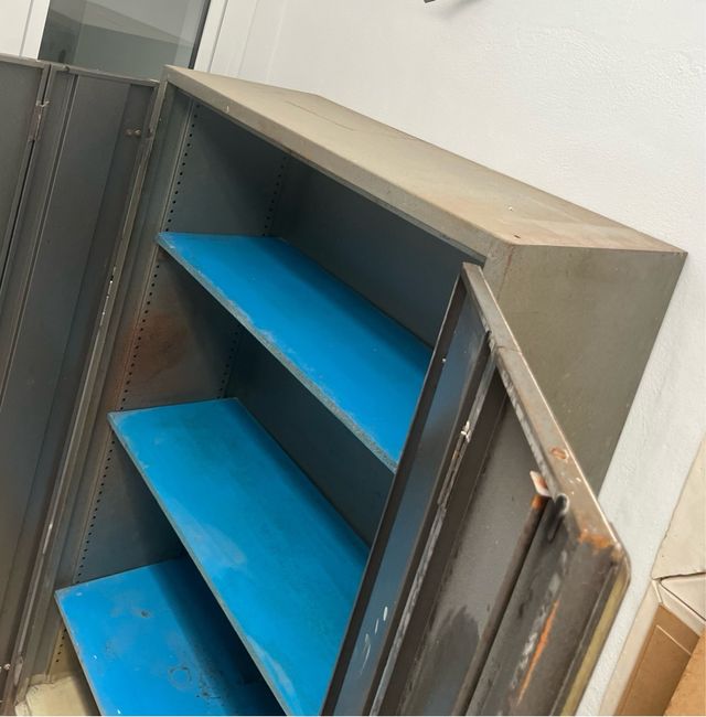 Armario Metálico Antiguo Industrial Años 60