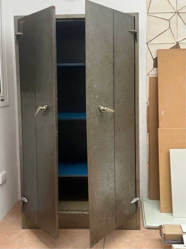 Armario Metálico Antiguo Industrial Años 60