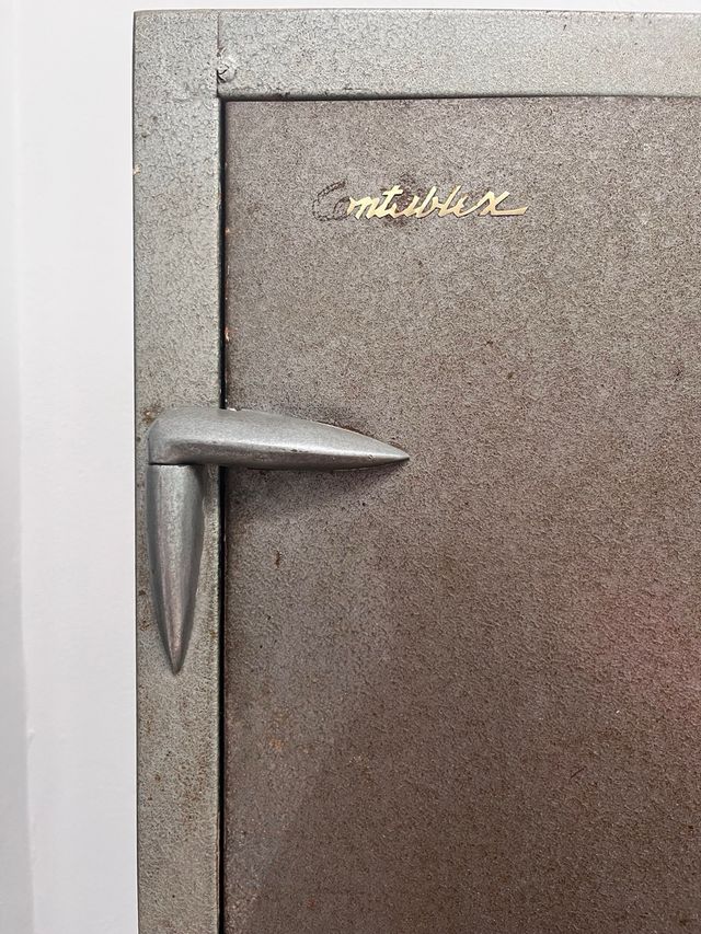 Armario Metálico Antiguo Industrial Años 60