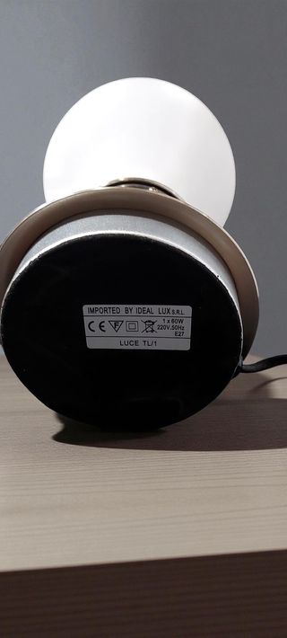 Lampada da tavolo design lampadina