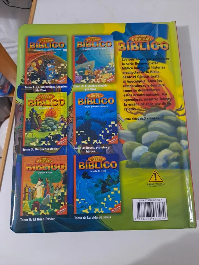 Libro puzzle, bíblico,religioso,antiguo testamento