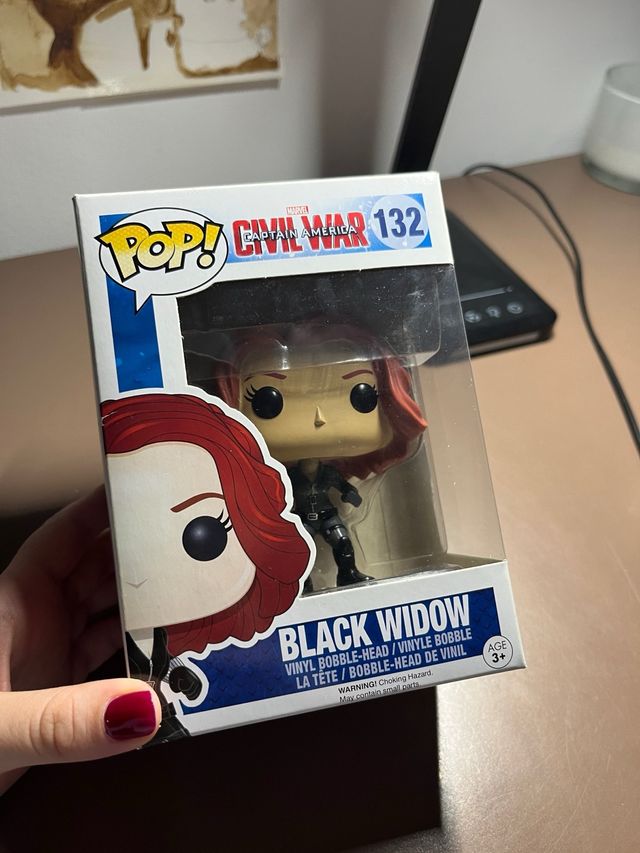 Funko Pop Viuda Negra Civil War #132