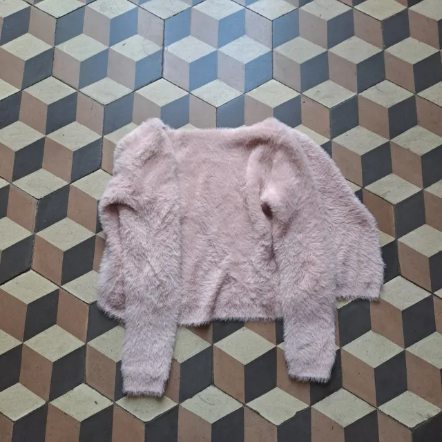 Maglioncino morbido rosa antico taglia S