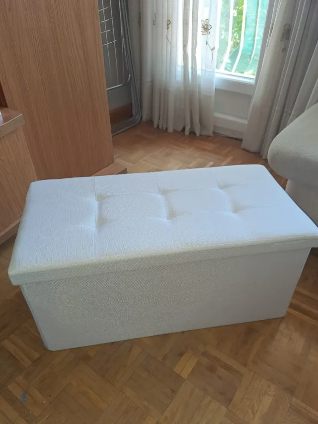 Puff Almacenaje Bianco