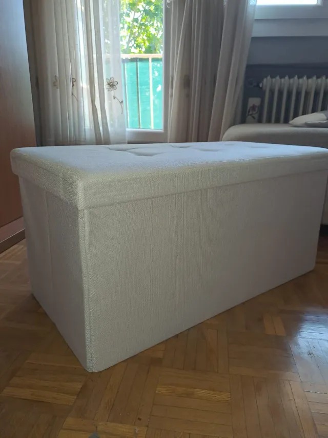 Puff Almacenaje Bianco