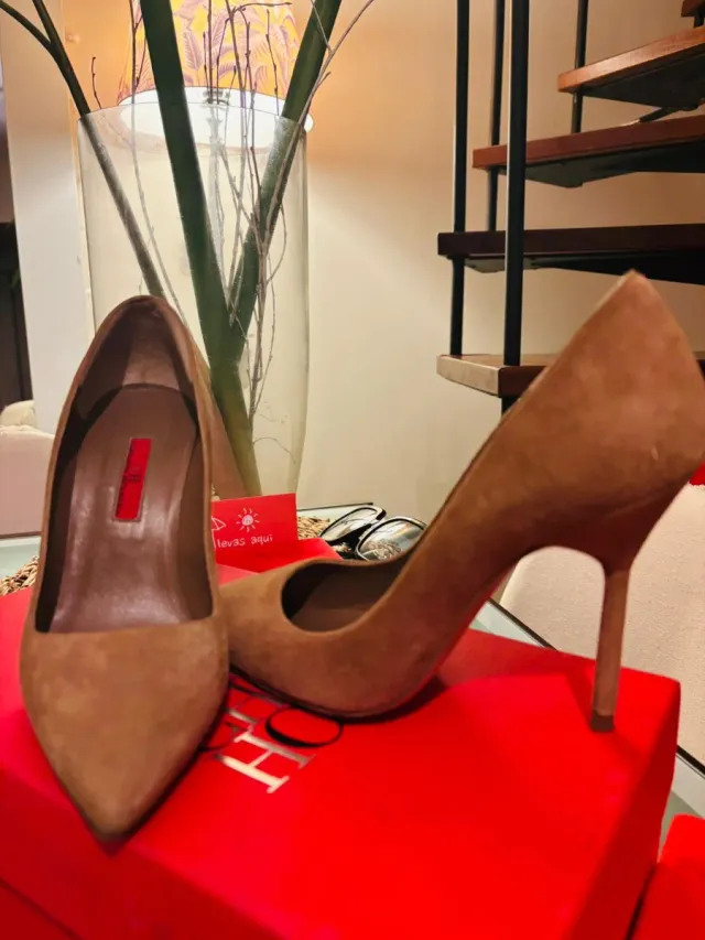 Zapatos de piel Carolina Herrera Marrones