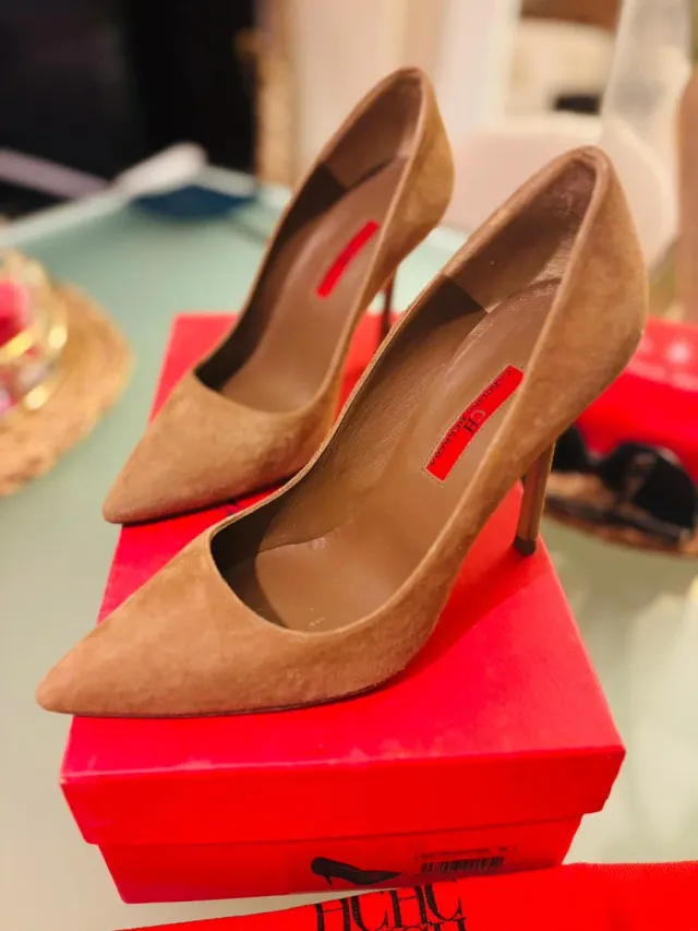 Zapatos de piel Carolina Herrera Marrones