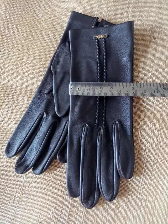 Guantes de piel marrón para señora Casiry